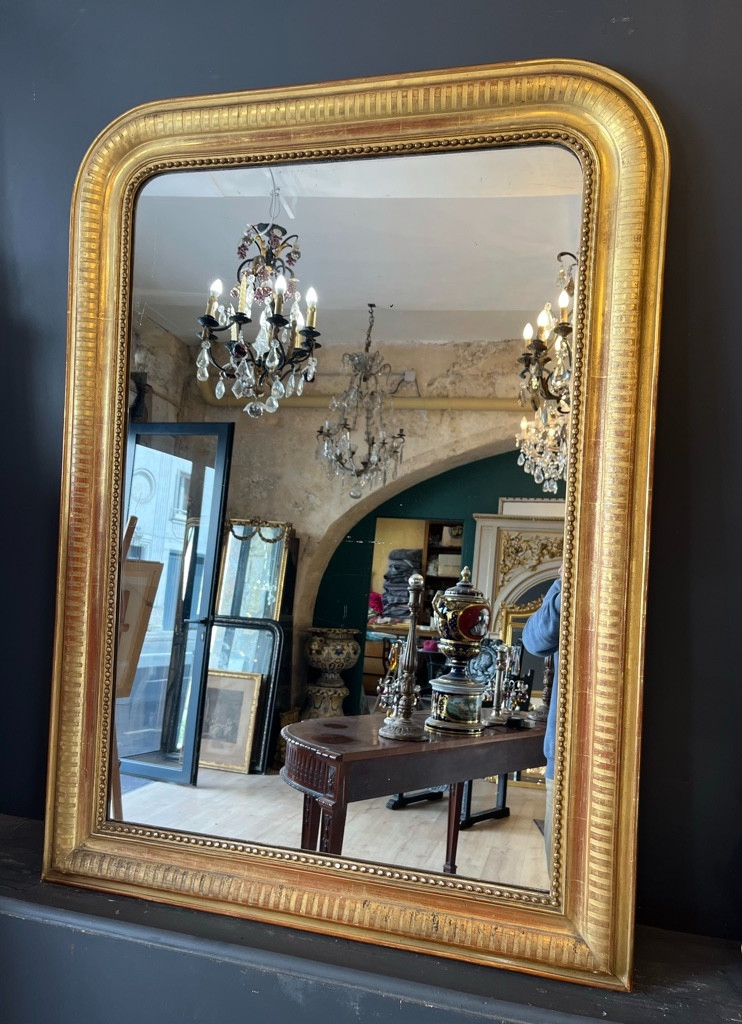 Miroir d'époque Louis Philippe 125 X 91 CM 