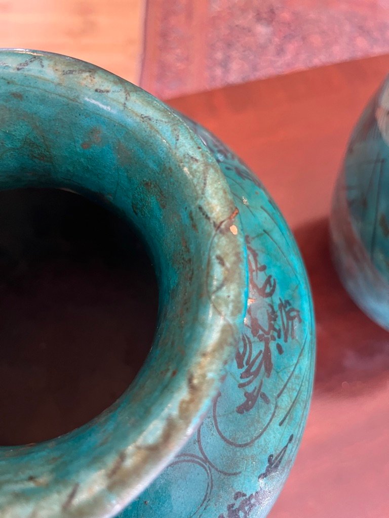 Paire de vases KADJAR anciens-photo-1