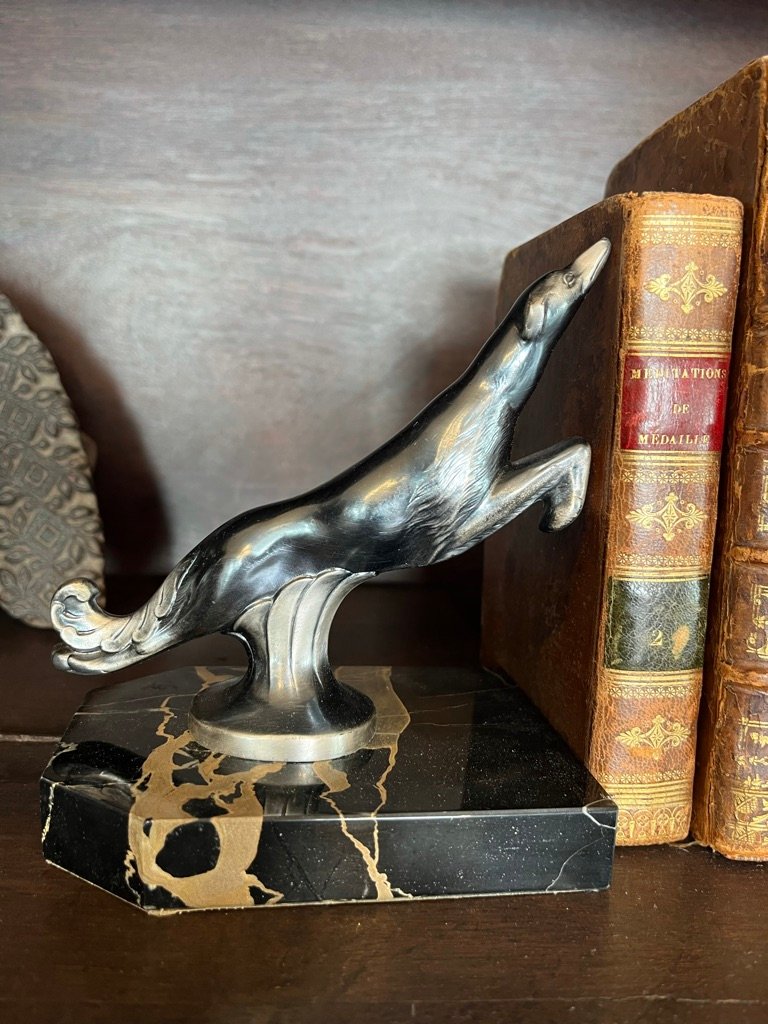 Pair Of Art Deco Bookends-photo-2