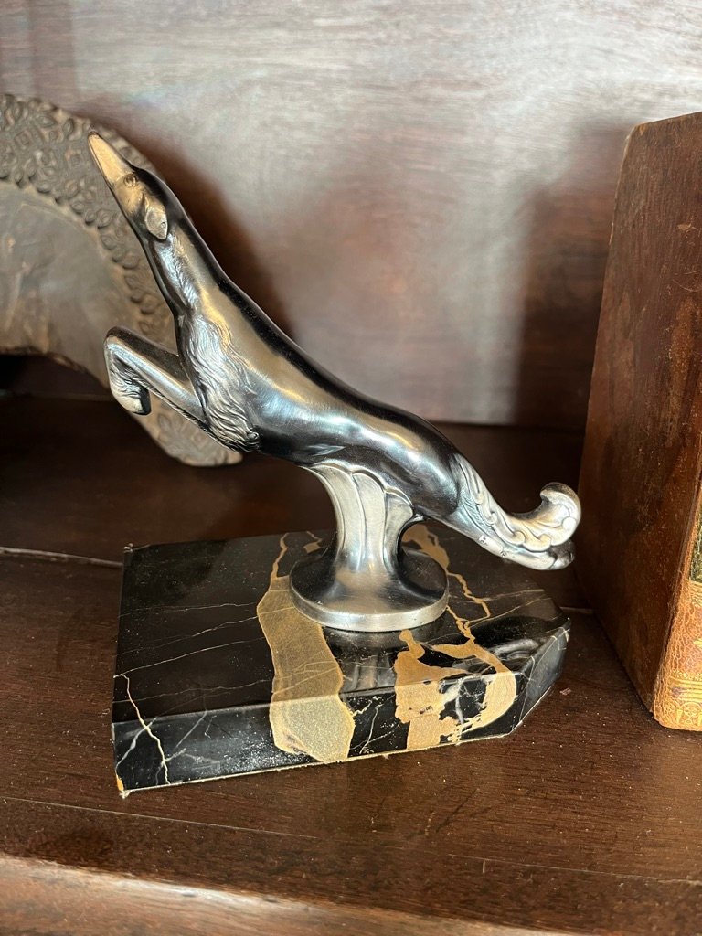 Pair Of Art Deco Bookends-photo-3