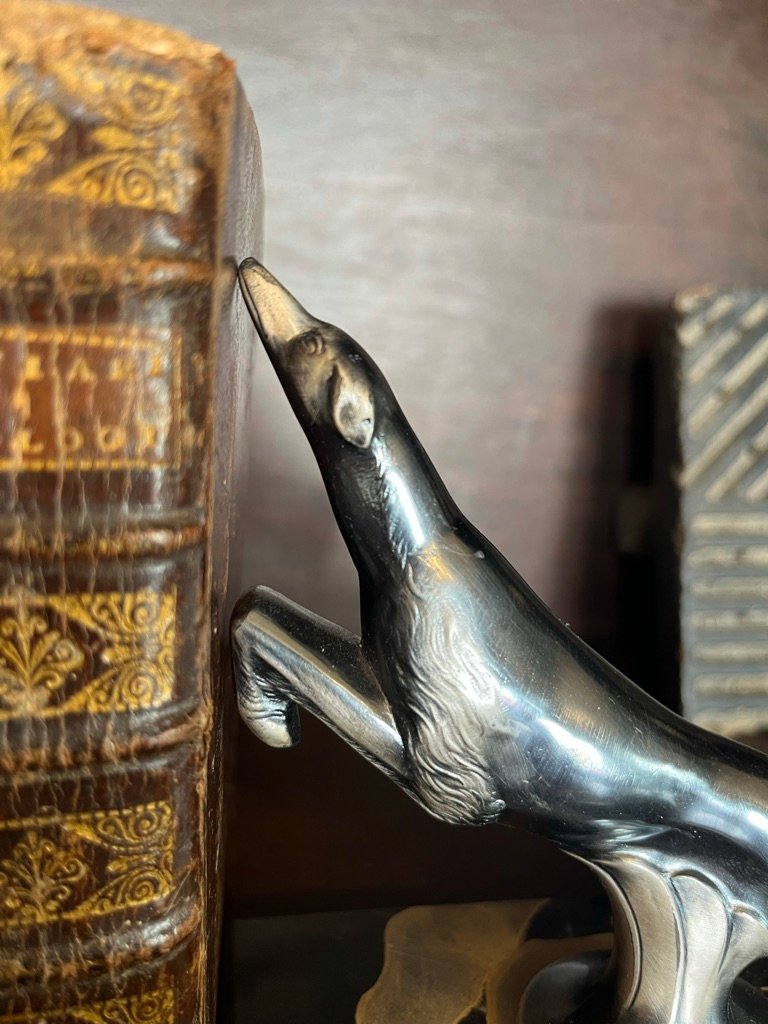 Pair Of Art Deco Bookends-photo-5