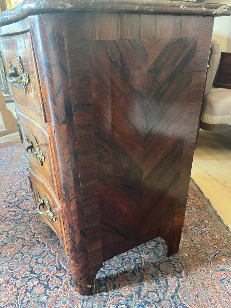 Regency-style Chest Of Drawers, Stamped "g Schwingkens"-photo-2
