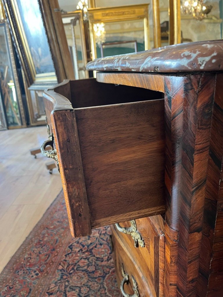 Regency-style Chest Of Drawers, Stamped "g Schwingkens"-photo-1