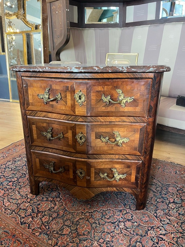 Regency-style Chest Of Drawers, Stamped "g Schwingkens"-photo-2