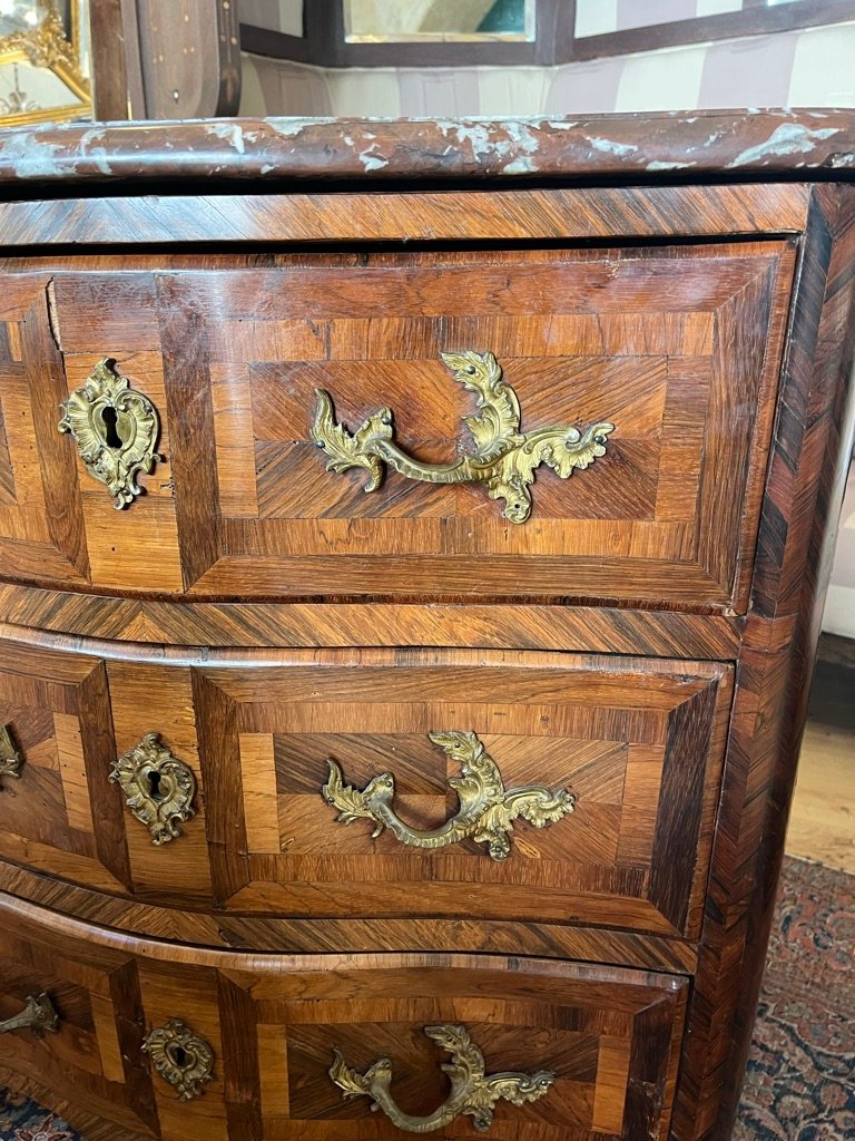 Regency-style Chest Of Drawers, Stamped "g Schwingkens"-photo-8