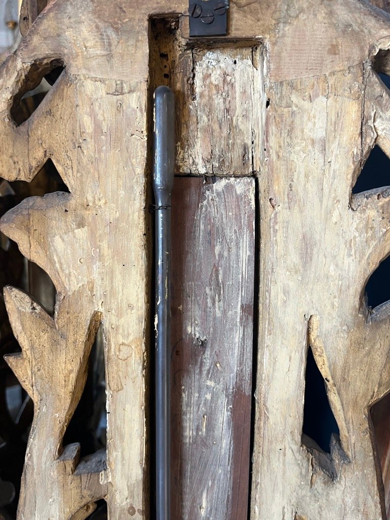 Louis XVI Barometer In Gilded Wood -photo-6