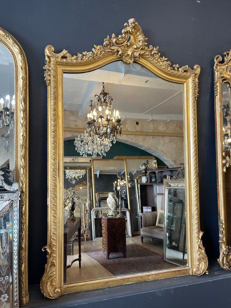 Napoleon III-style Rocaille Mirror, 162 X 108 Cm