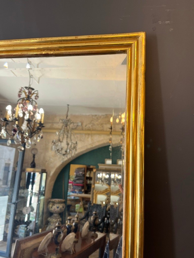 1930s Gilded Mirror, 126 X 87 Cm-photo-3