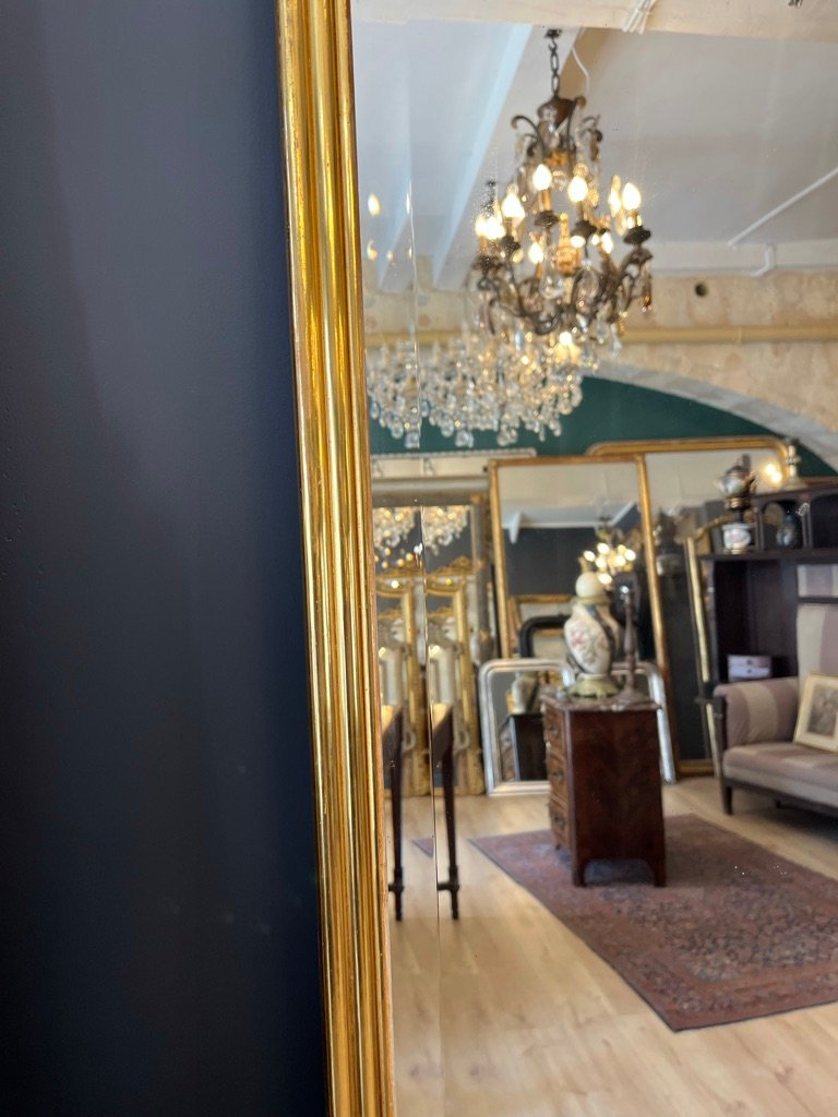 1930s Gilded Mirror, 126 X 87 Cm-photo-6