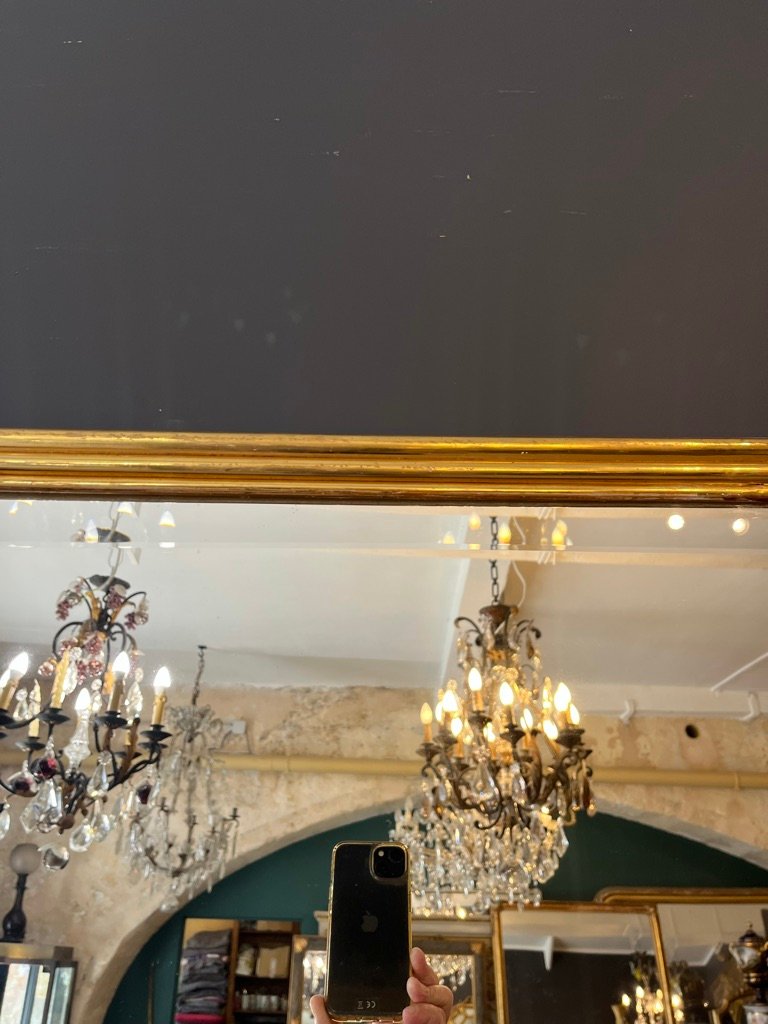 1930s Gilded Mirror, 126 X 87 Cm-photo-7