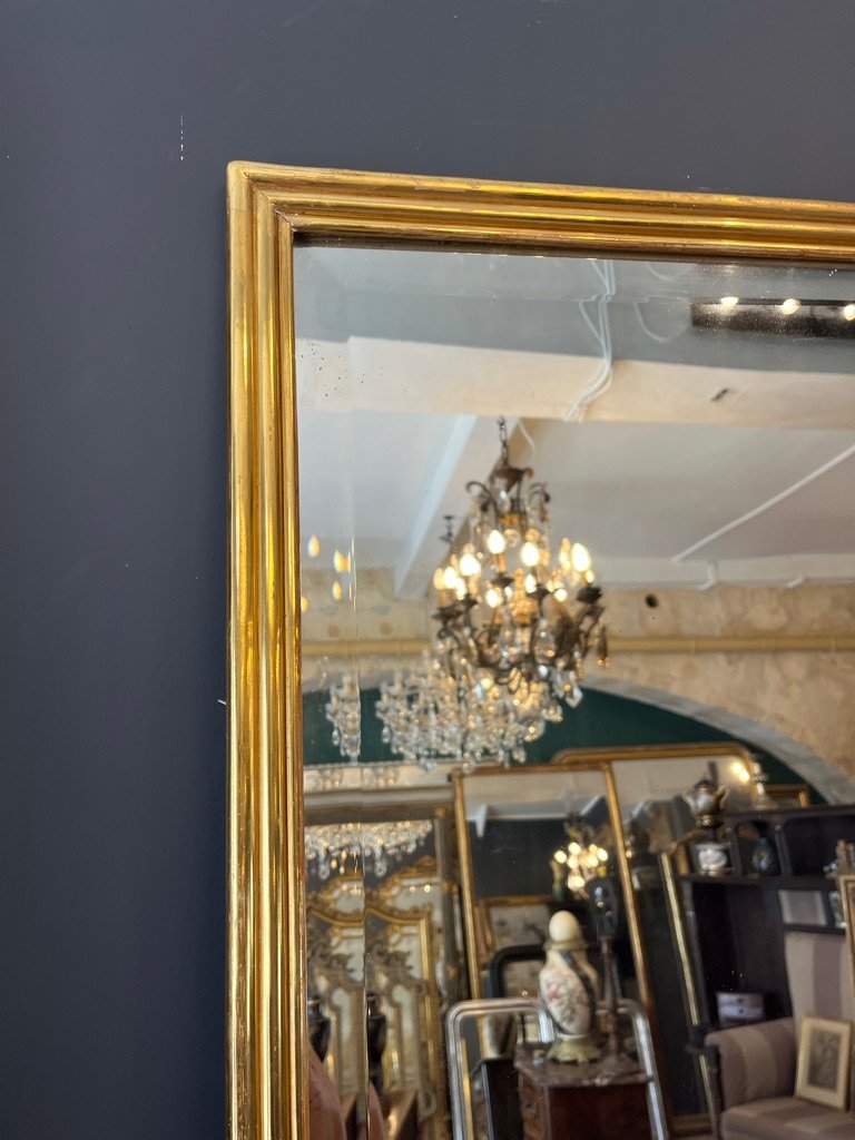 1930s Gilded Mirror, 126 X 87 Cm-photo-8