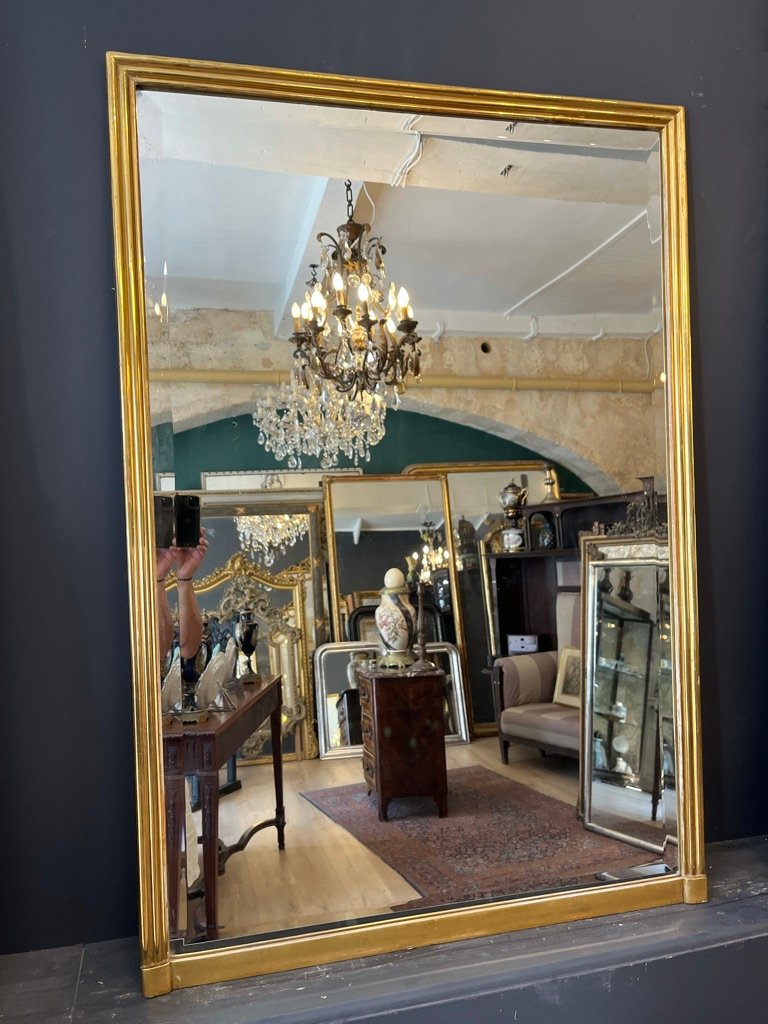 1930s Gilded Mirror, 126 X 87 Cm