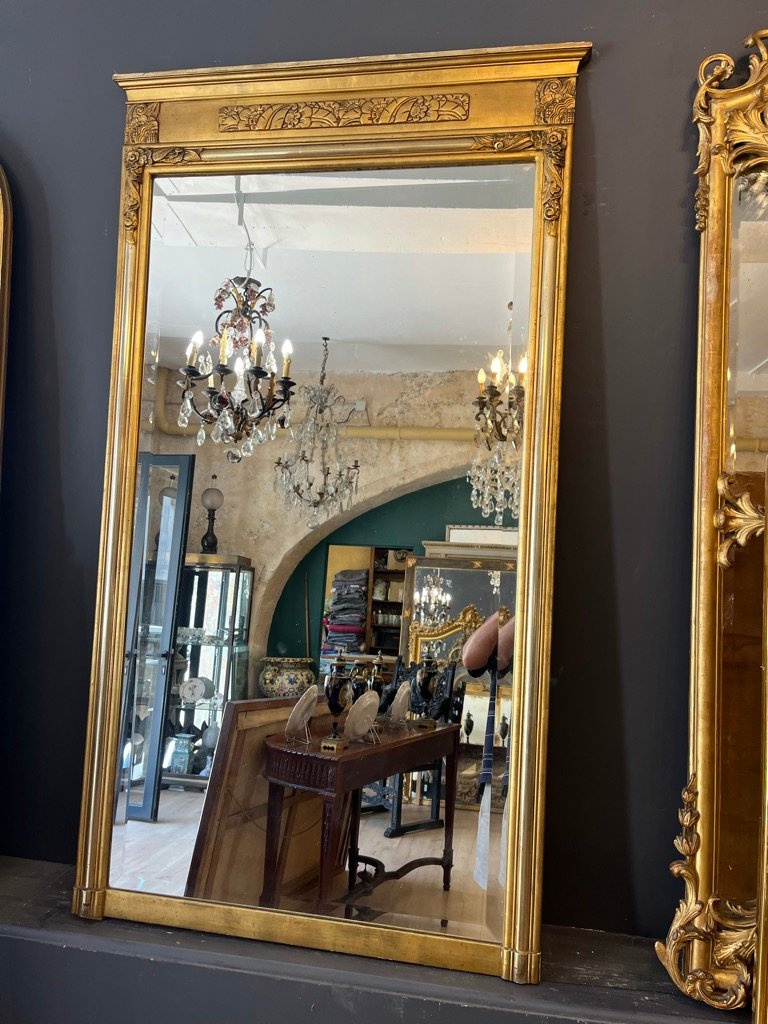 Art Deco Mirror, 155 X 87 Cm-photo-2
