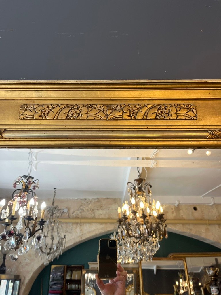 Art Deco Mirror, 155 X 87 Cm-photo-3