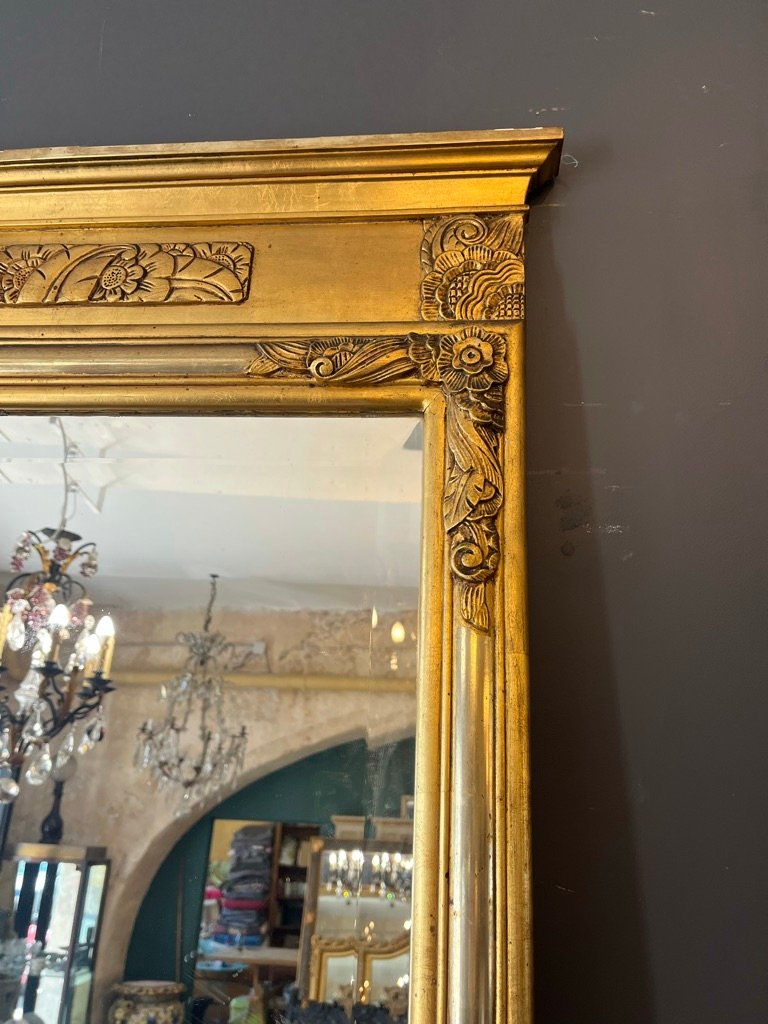 Art Deco Mirror, 155 X 87 Cm-photo-5