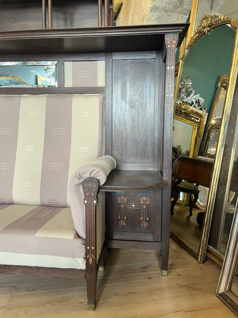 1920s Cosy Corner Sofa In Rosewood -photo-5