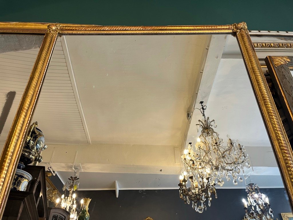 Très grand miroir Napoléon III 227 X 114 CM-photo-3