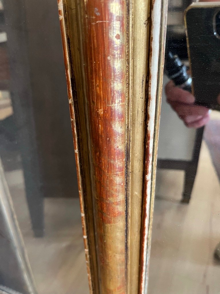 Très grand miroir Napoléon III 227 X 114 CM-photo-6