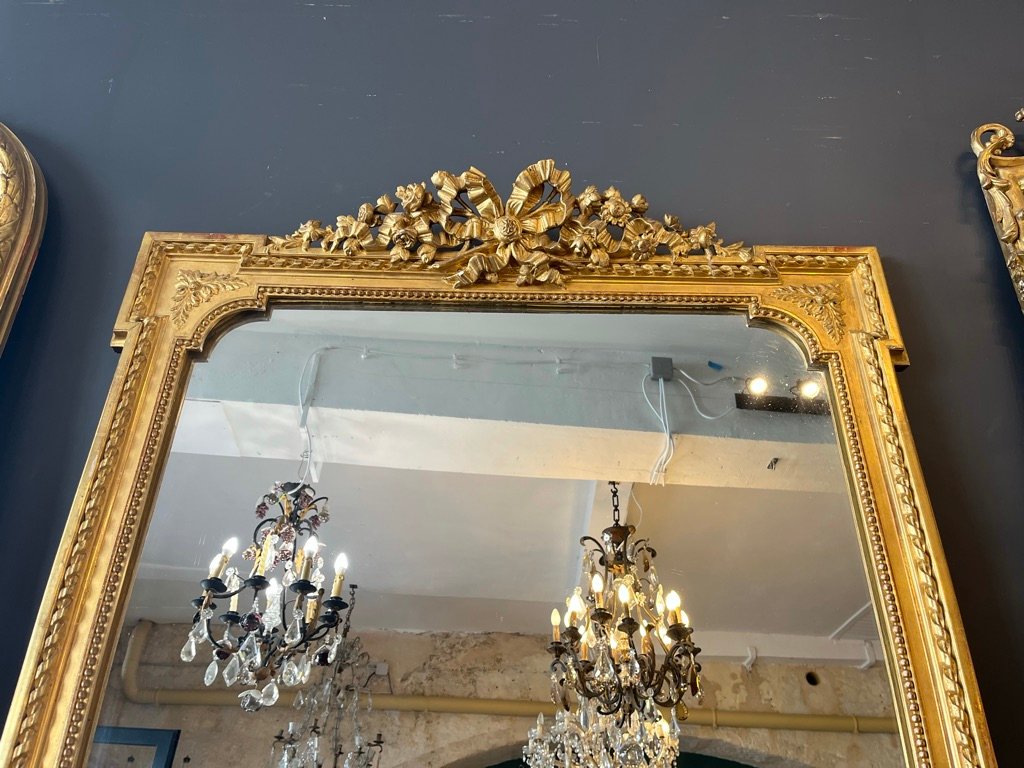 1900s Louis XVI-style Mirror, 138 X 99 Cm-photo-3