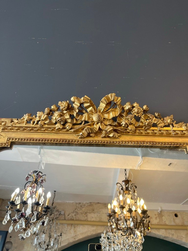 1900s Louis XVI-style Mirror, 138 X 99 Cm-photo-6