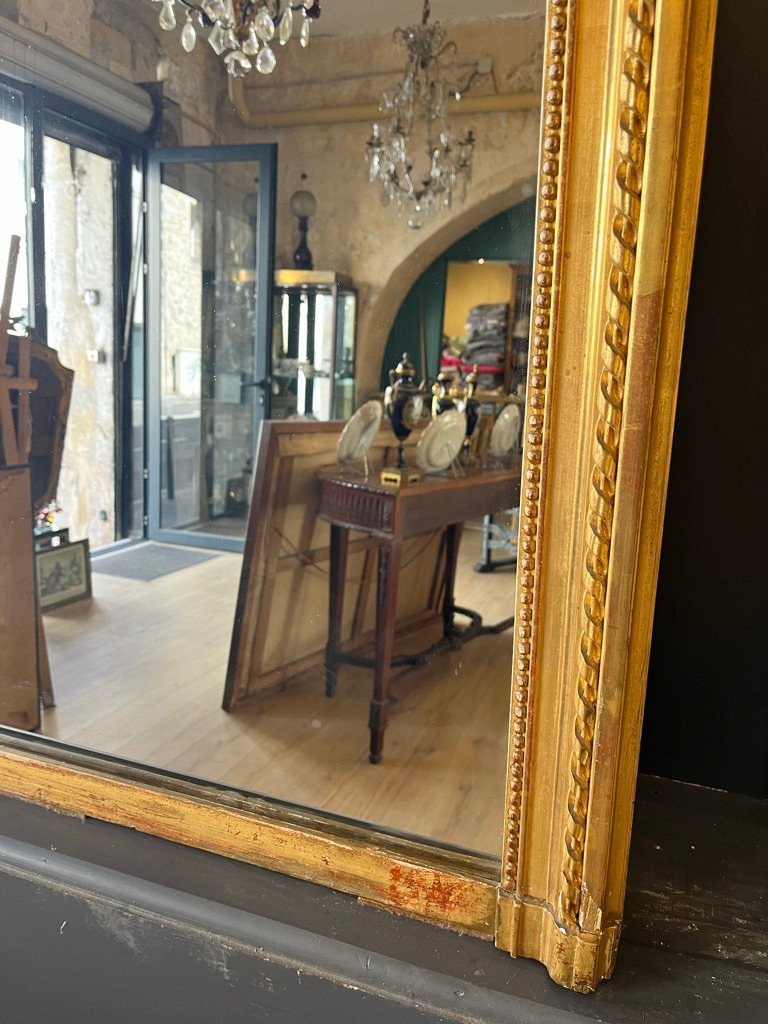 1900s Louis XVI-style Mirror, 138 X 99 Cm-photo-7