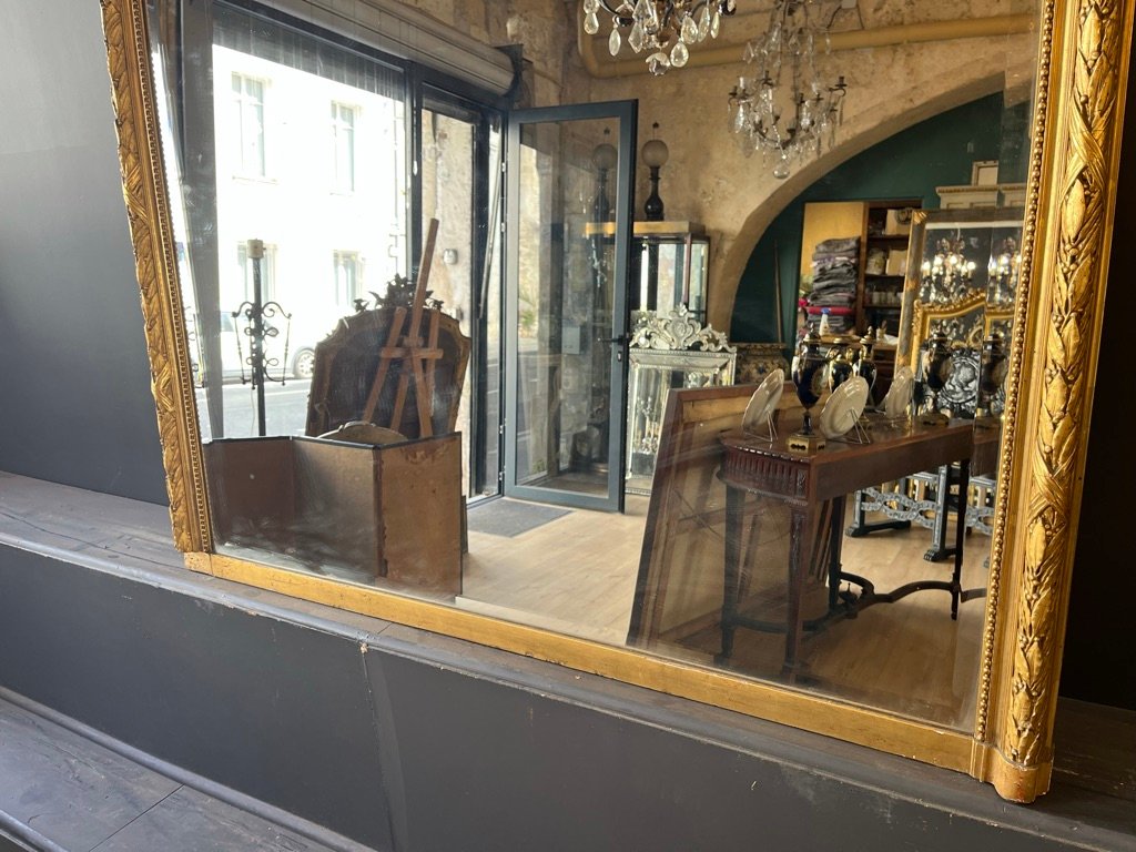Large miroir 1930 style louis XVI 183 X 135 CM-photo-4