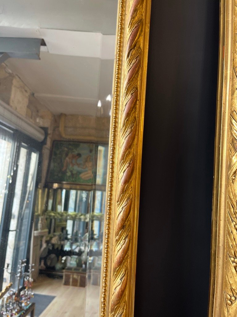 Large Mirror With A Tied Ribbon, 195 X 115 Cm-photo-1