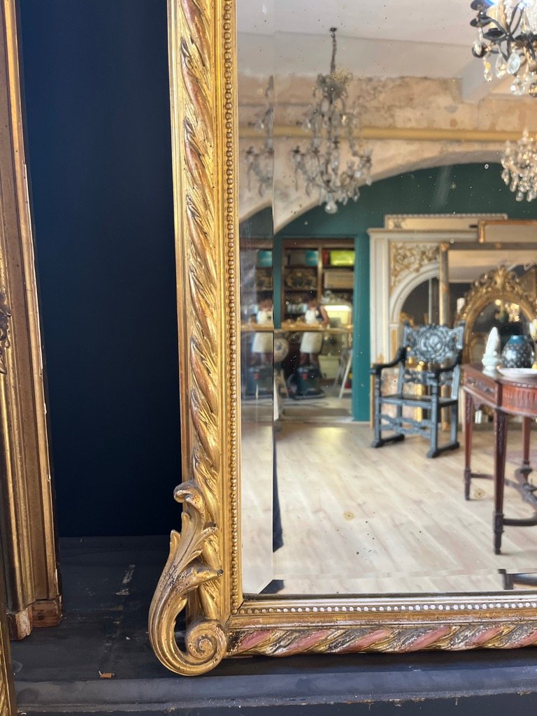 Large Mirror With A Tied Ribbon, 195 X 115 Cm-photo-2