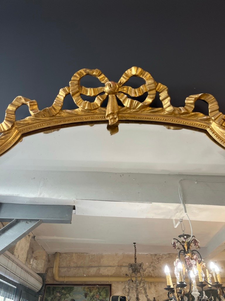 Large Mirror With A Tied Ribbon, 195 X 115 Cm-photo-6