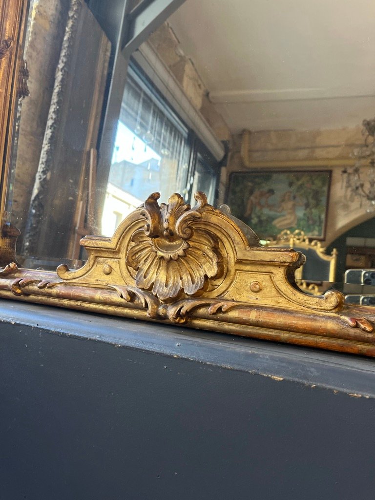 1900s Louis XV-style Mirror, 151 X 91 Cm-photo-3