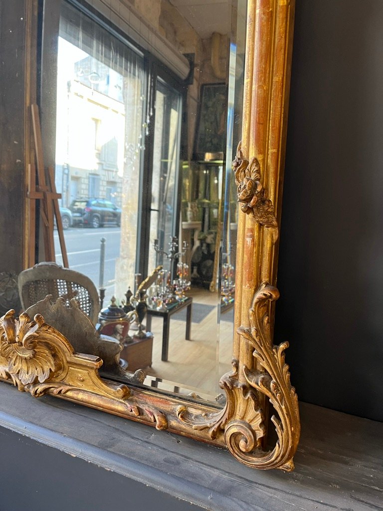 1900s Louis XV-style Mirror, 151 X 91 Cm-photo-7