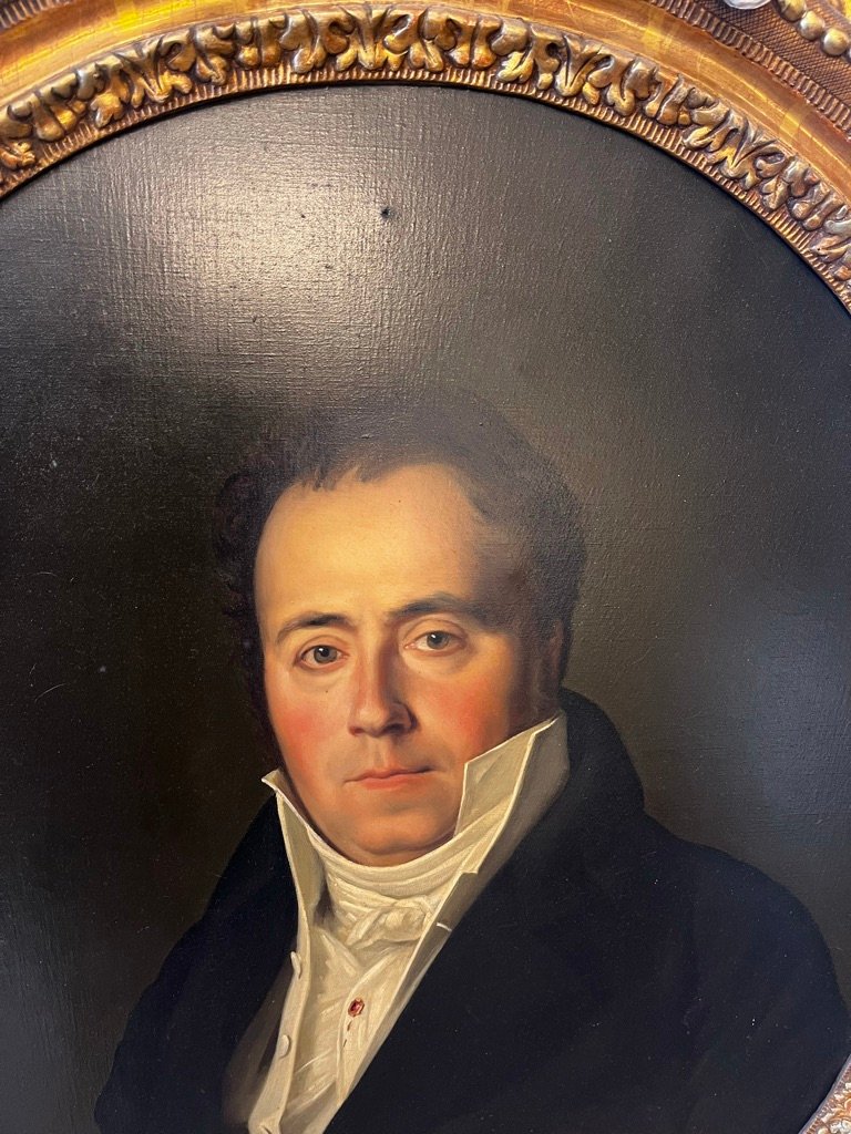 HST portrait d'homme de qualité vers 1830-photo-2
