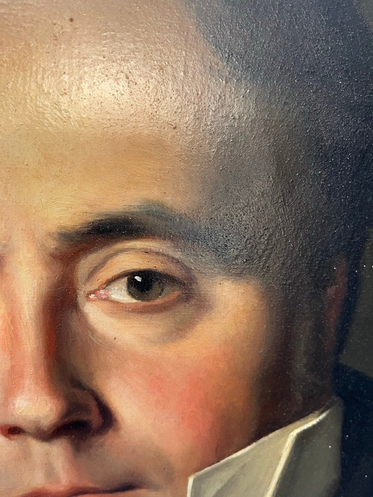 HST portrait d'homme de qualité vers 1830-photo-1