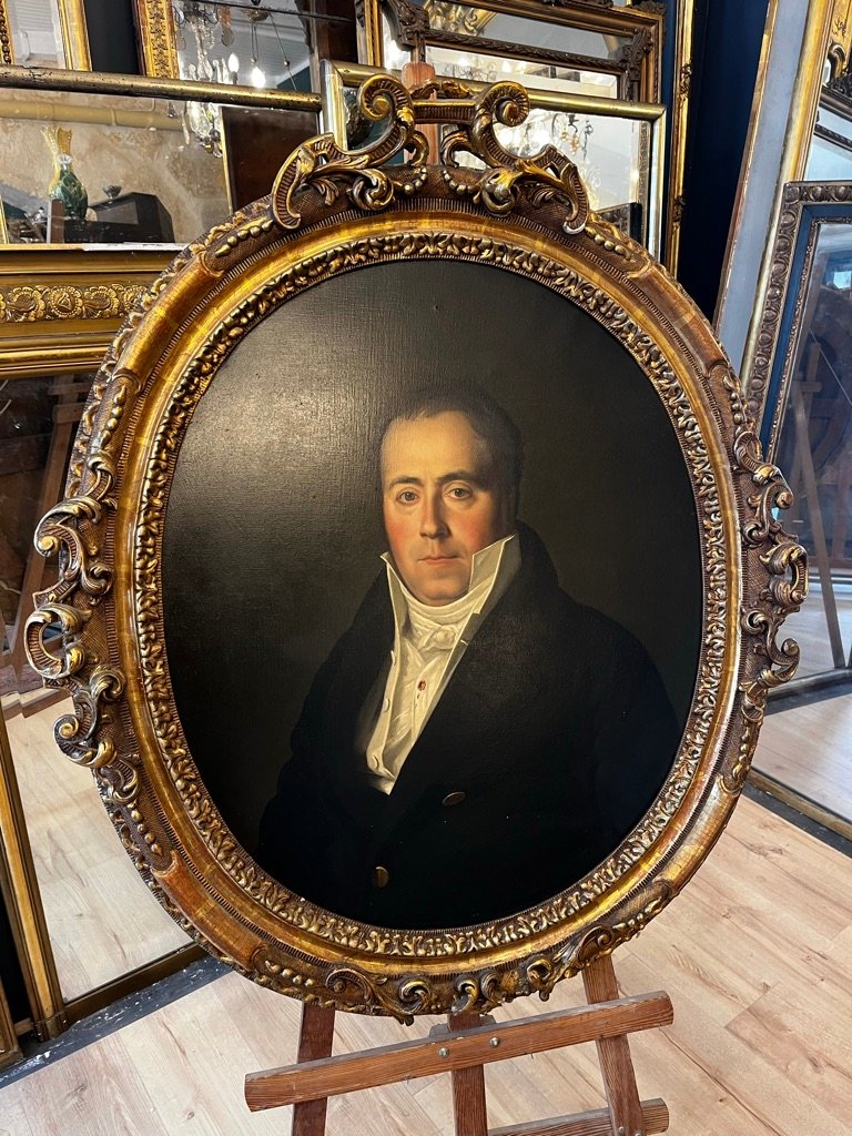 HST portrait d'homme de qualité vers 1830