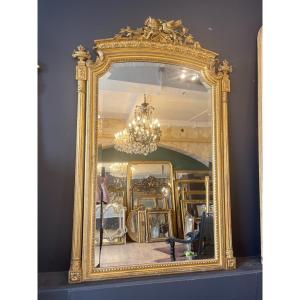 important miroir Napoléon III Style Louis XVI