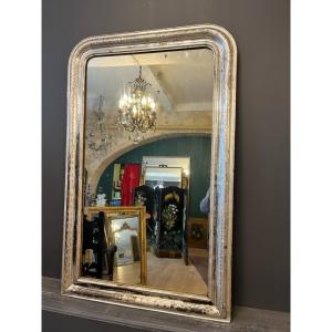 Louis Philippe Silver Mirror 126 X 80 Cm