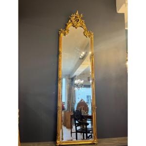 Grand miroir d'entre-deux 1900 214 X 61 CM