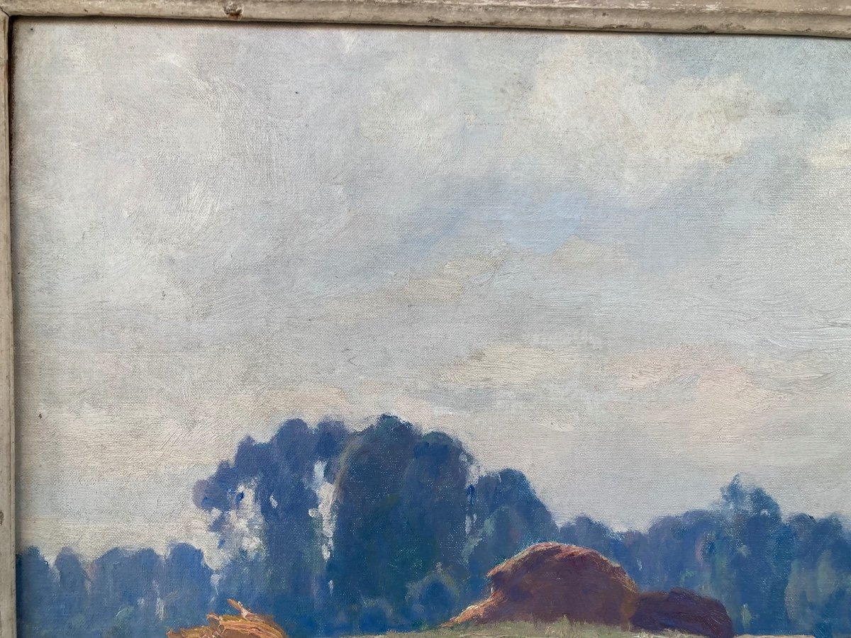 Paysage Post-impressionniste Début XX ème Siècle.-photo-1