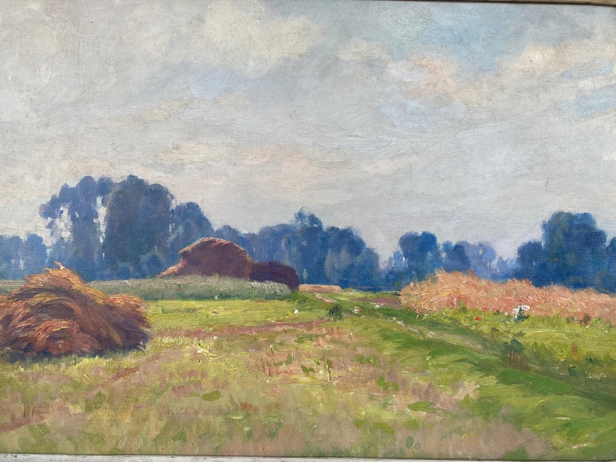 Paysage Post-impressionniste Début XX ème Siècle.-photo-5