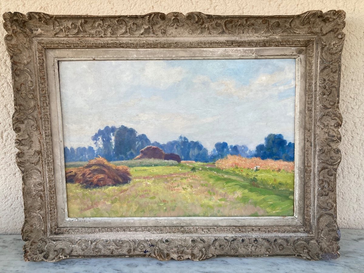 Paysage Post-impressionniste Début XX ème Siècle.-photo-7