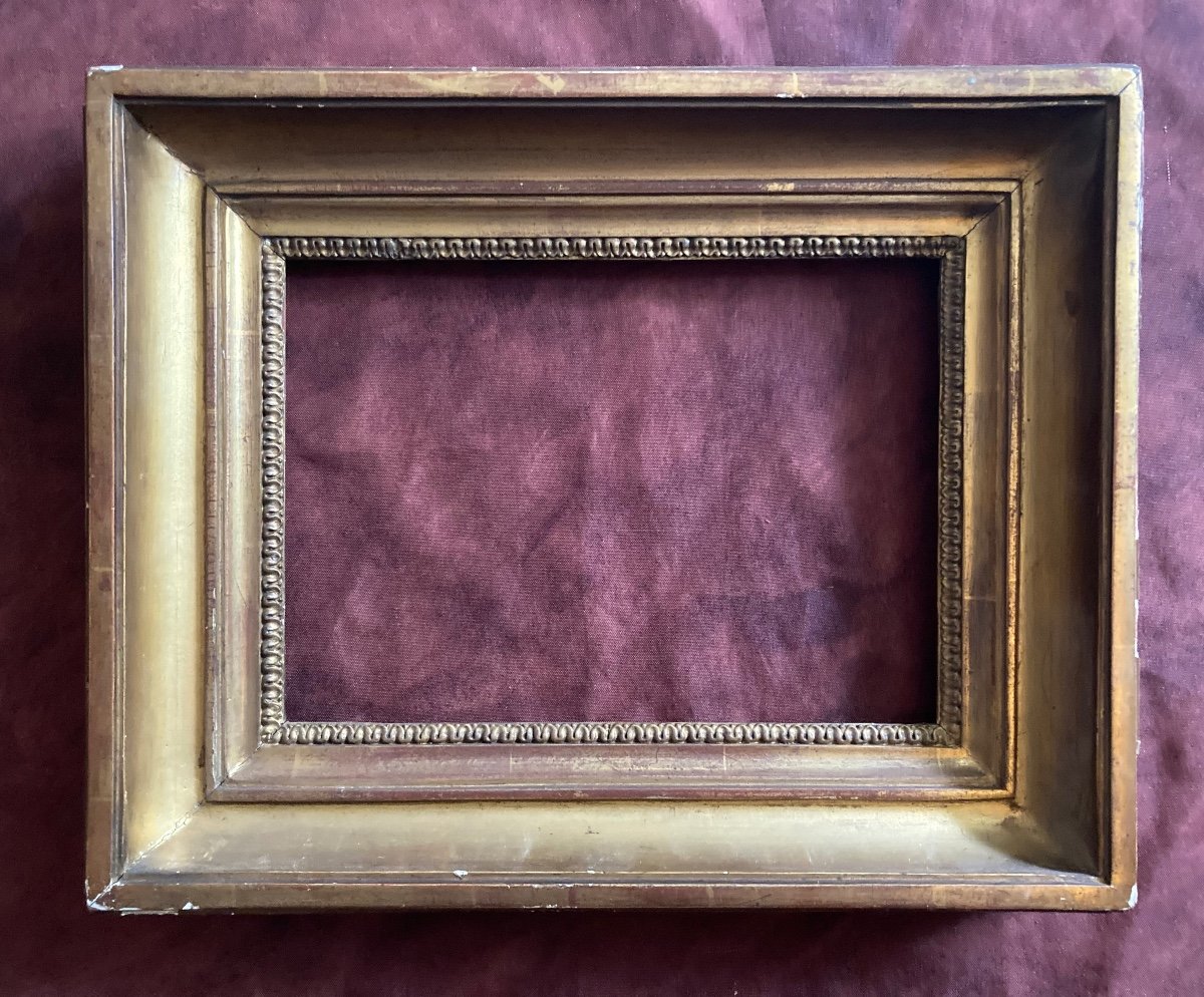 18th Century Frame In Golden Wood
