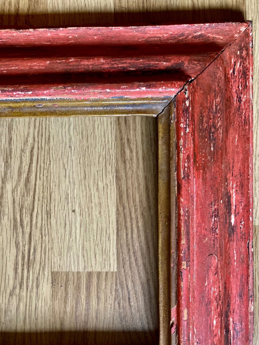 17th Century Frame With Inverted Profile. Italy Or Spain? To Patinate.-photo-2