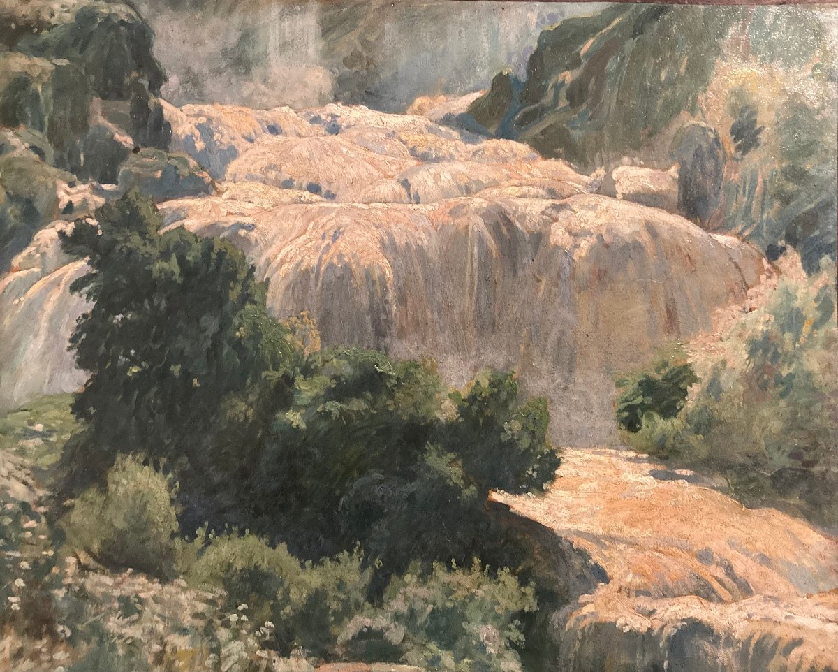 Cascades Des Marmore 1910. Terni. Italie. Léon Giffard ( 1875-1946 ).-photo-2