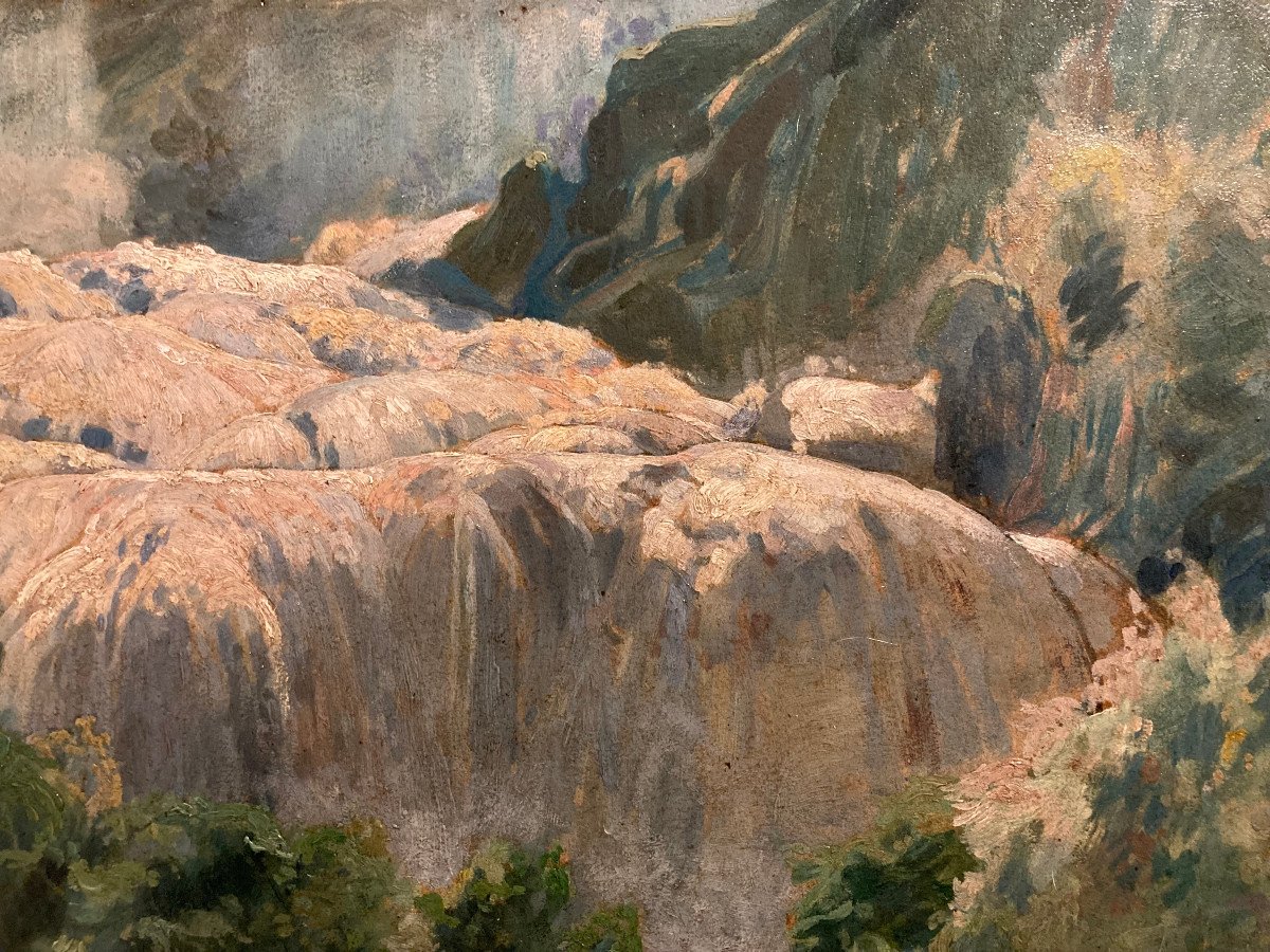 Cascades Des Marmore 1910. Terni. Italie. Léon Giffard ( 1875-1946 ).-photo-3