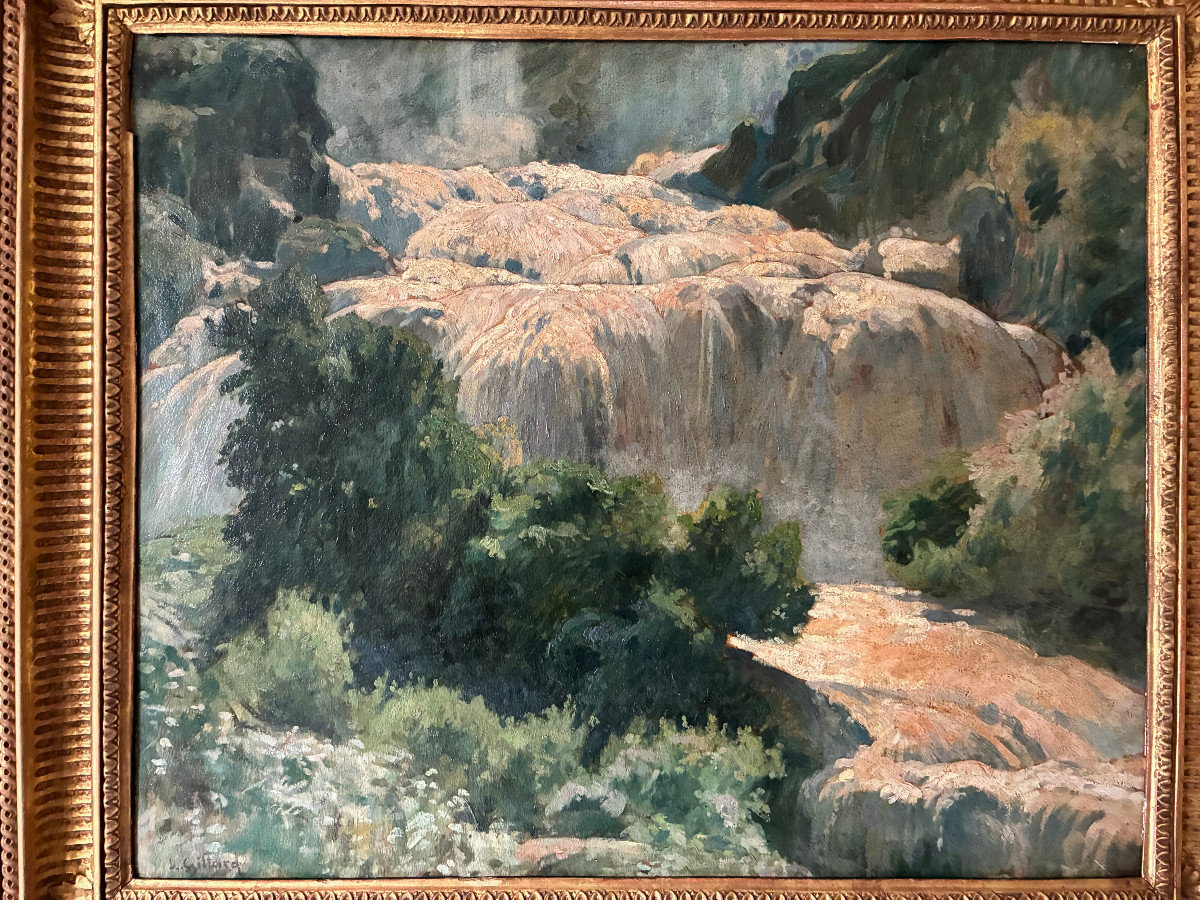 Terni. Cascades de marmores. Signé Giffard.-photo-2