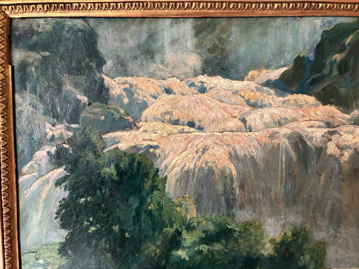 Terni. Cascades de marmores. Signé Giffard.-photo-4