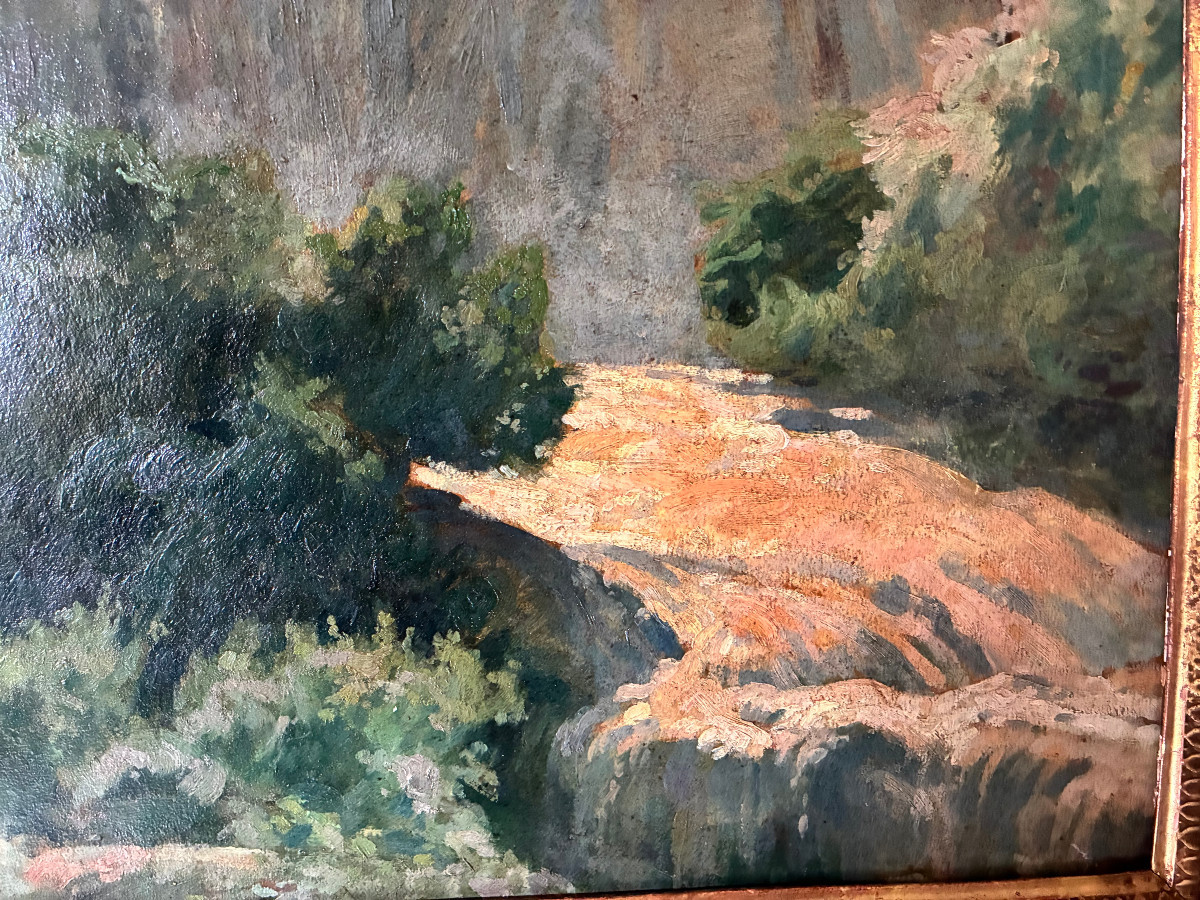 Terni. Cascades de marmores. Signé Giffard.-photo-2