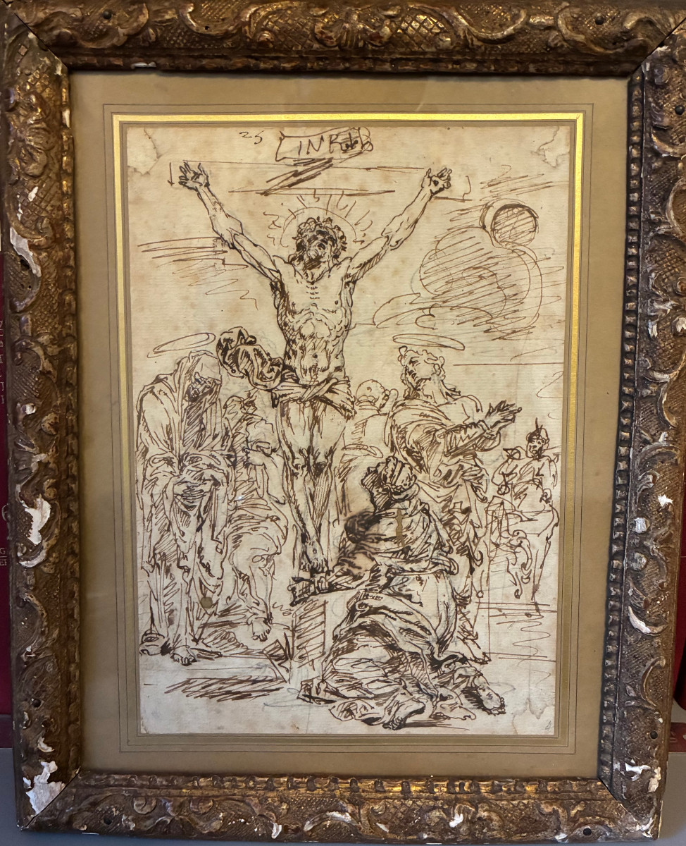 Drawing, Pen And Ink, 17th Century. French.