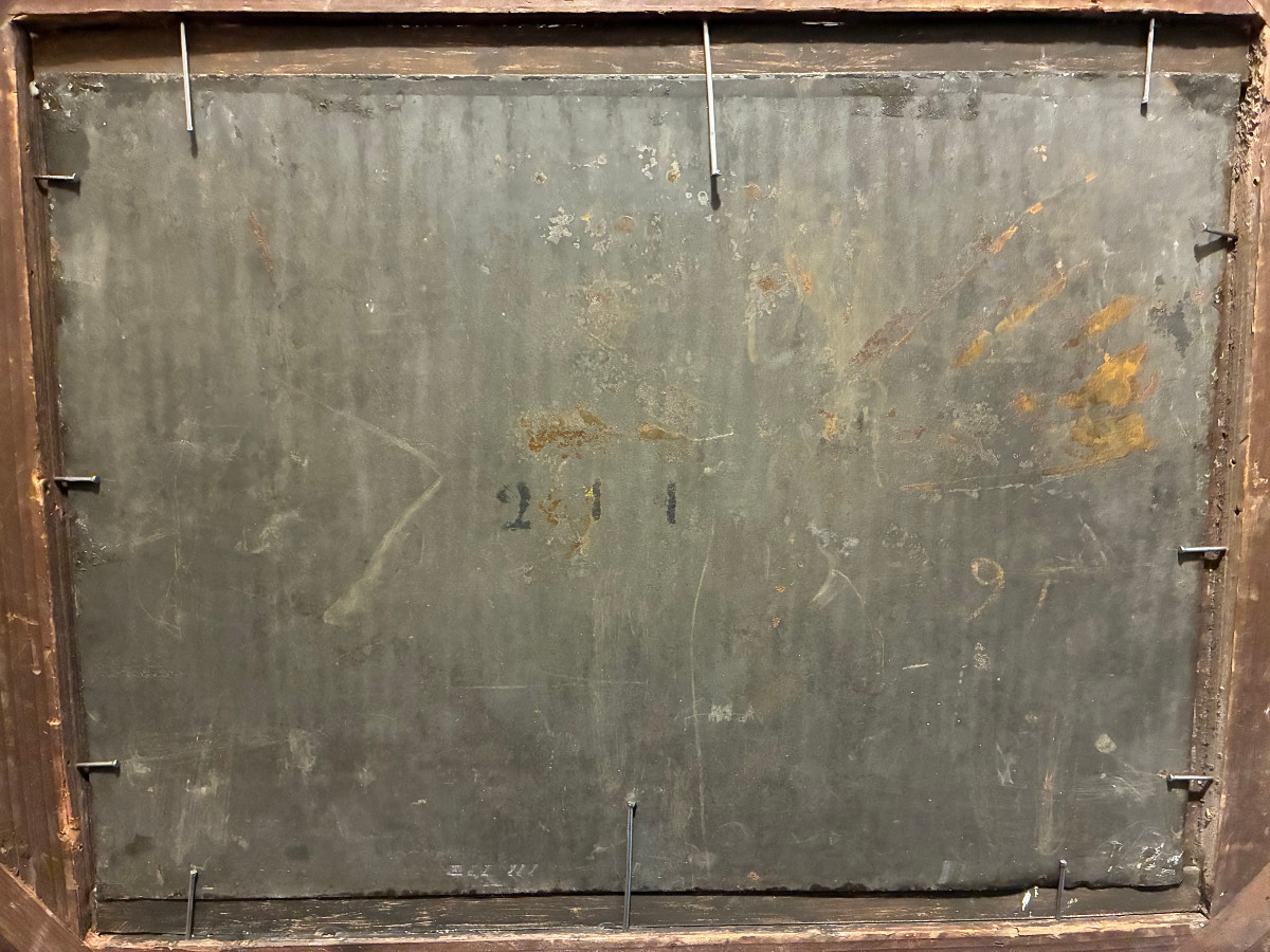 The Crossing. Oil On Metal, 19th Century. Follower Of Jan Both.-photo-8