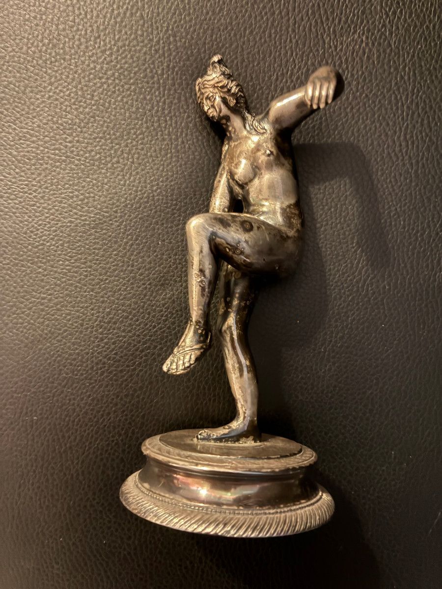 Aphrodite. Silvered Bronze, 19th Century, After The Antique.